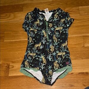 Animal Print One-Piece Swimsuit